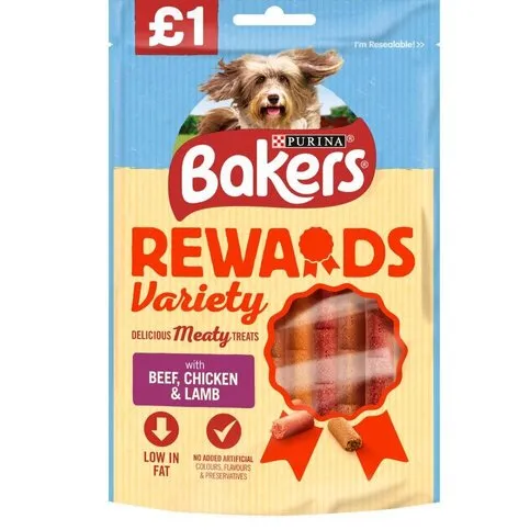 Bakers Rewards Beef Chicken & Lamb 100g