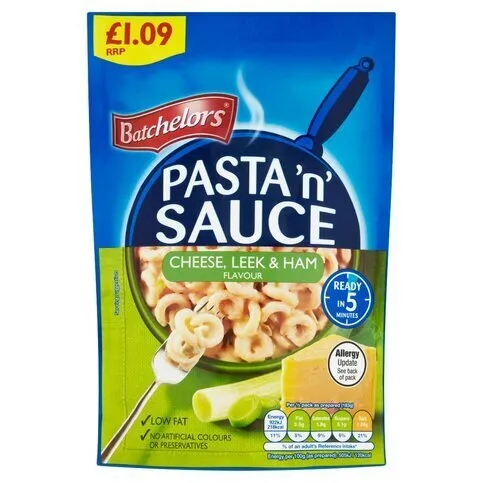 Batchelors Pasta N Sauce 99g Cheese Leak & Ham Pkt