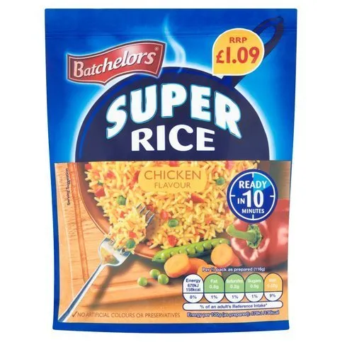 Batchelors Super Rice Chicken Flavour 90g Pkt