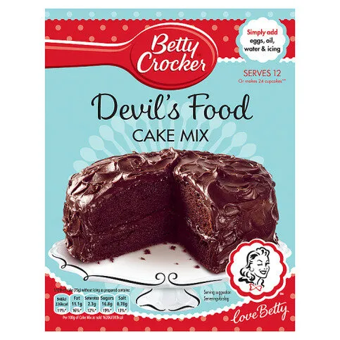 Betty Crocker Devil's Food Chocolate Cake Mix 425g