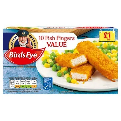 10 Value Fish Fingers 250g B/Eye