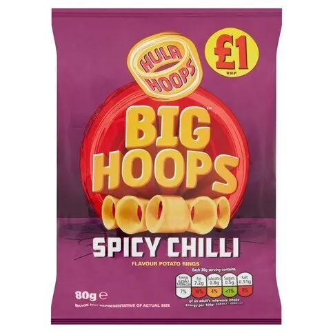 Big Hula Hoops Spicy Chilli 80g