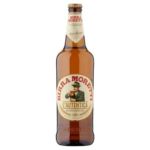 Birra Moretti Lager Beer 660ml Bottle