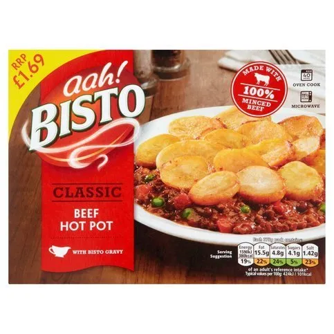 Bisto Minced Beef Hot Pot 375g Frozen