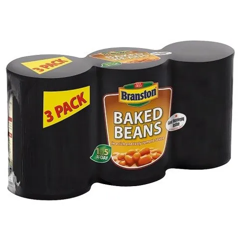 Branston Baked Beans in a Rich and Tasty Tomato Sauce 3 x 410g