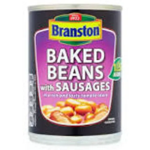 Branston Baked Beans With Sausages 405g