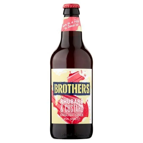 Brothers Rhubarb & Custard 500ml