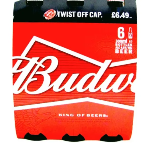Budweiser Lager Beer Bottles 4 x 300ml