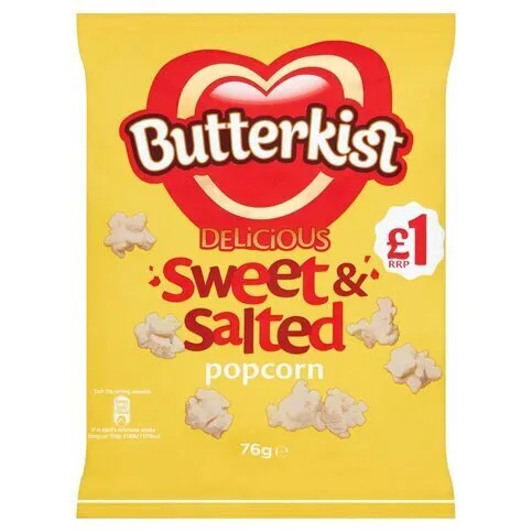 Butterkist Delicious Sweet & Salted Popcorn 76g