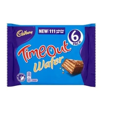 Cadbury Timeout Wafer Bar 6 Pack 127.2g