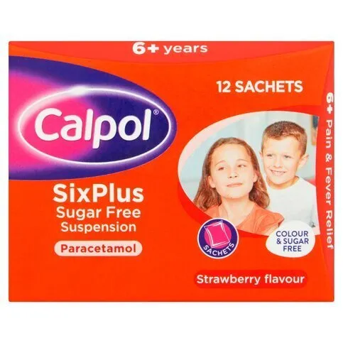 Calpol Six Plus Sugar Free Suspension