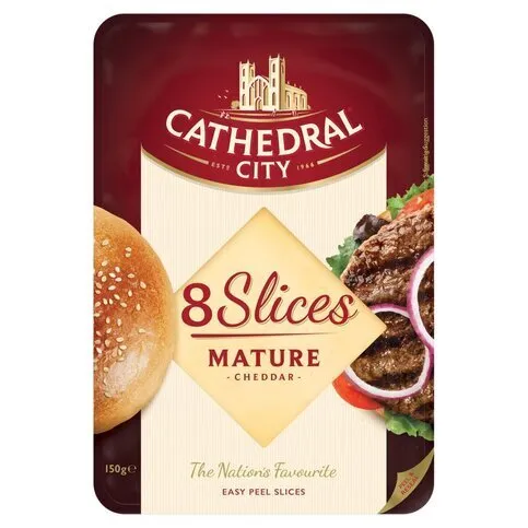 Cathedral City Mature Cheddar Slices 150g
