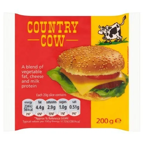 Country Cow 10 Cheese Singles 200g