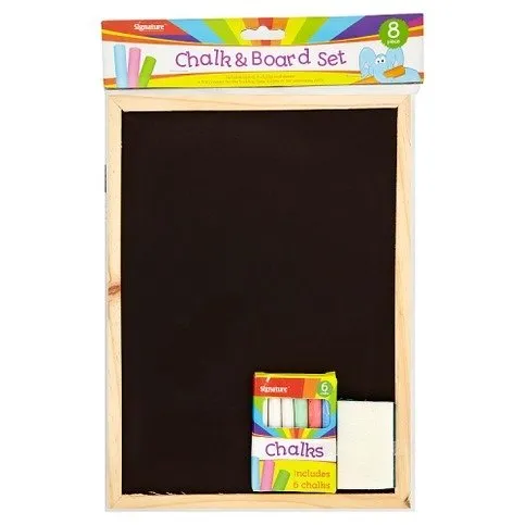 Signature Chalk & Board Set 8 Pieces
