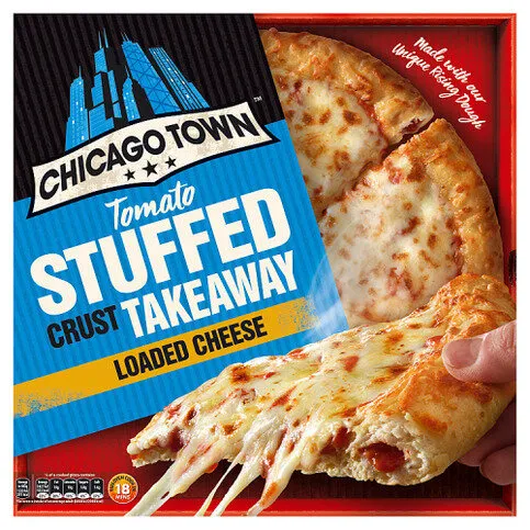 Chicago Town Takeaway Stuffed Crust Cheese Large Pizza 630g