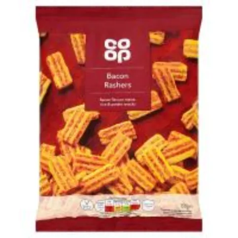 Co Op Bacon Rashers  crisps 150g
