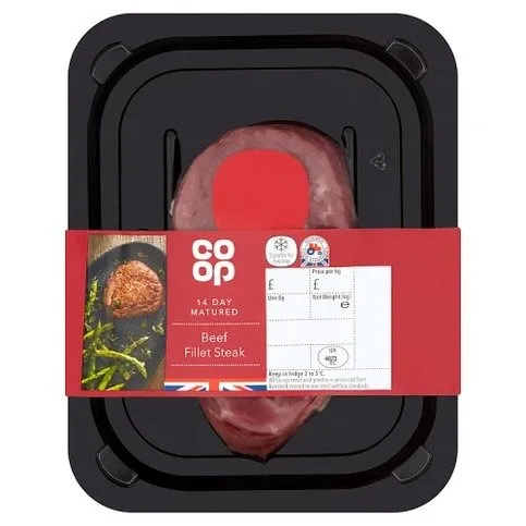 Co Op Beef Fillet Steak 170g