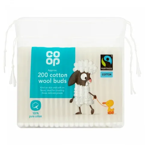 Co Op Fairtrade 200 Cotton Wool Buds