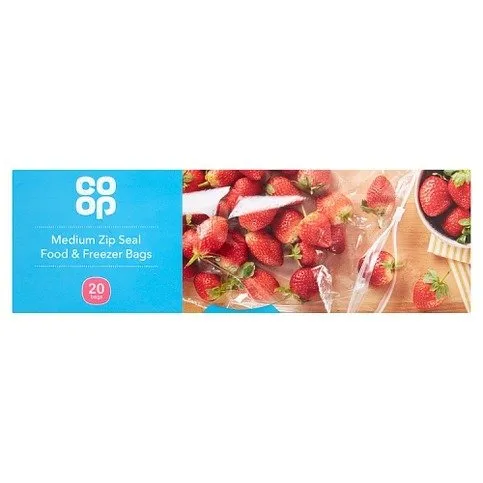 Co-op 20 Medium Zip Seal Food & Freezer Bags