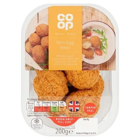 Co-op Mini Egg Bites 200g savoury