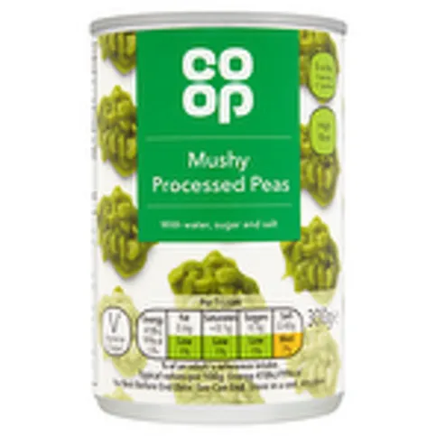 Co-Op Mushy Processed Peas 300g