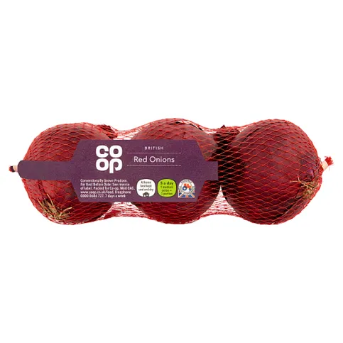 Co Op British Red Onions