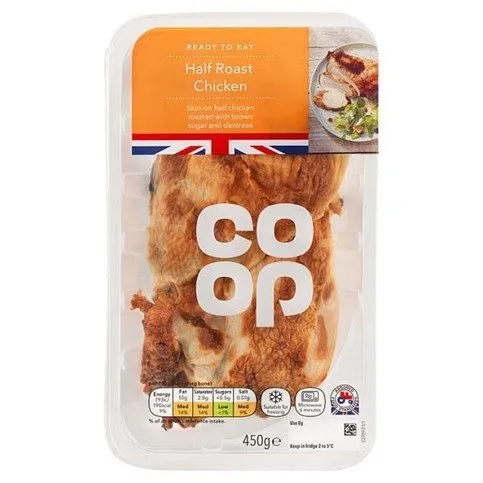 Co-op Half Roast Chicken 450g
