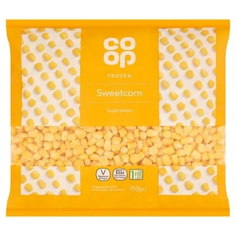 Co-Op Frozen Sweetcorn Supersweet 750g