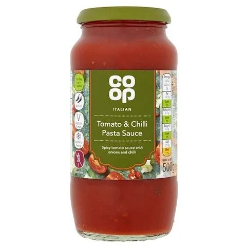 Co-op Italian Tomato & Chilli Pasta Sauce 500g