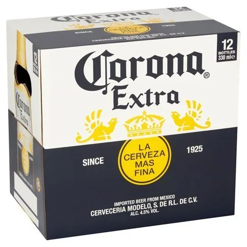 Corona Lager Beer Bottles 12 x 330ml