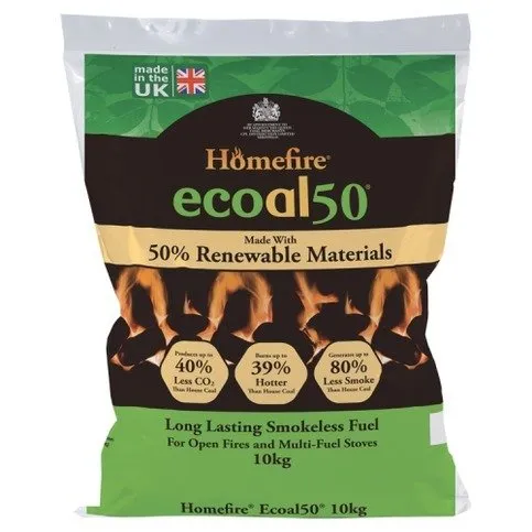 Homefire Ecoal50 Smokeless Coal 10kg