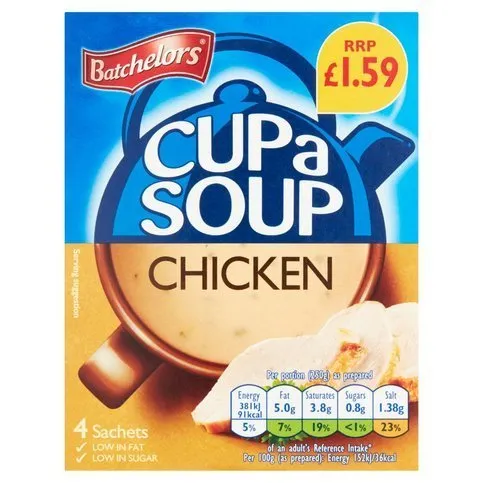 Batchelors Cup a Soup Chicken 4 Pack 81g