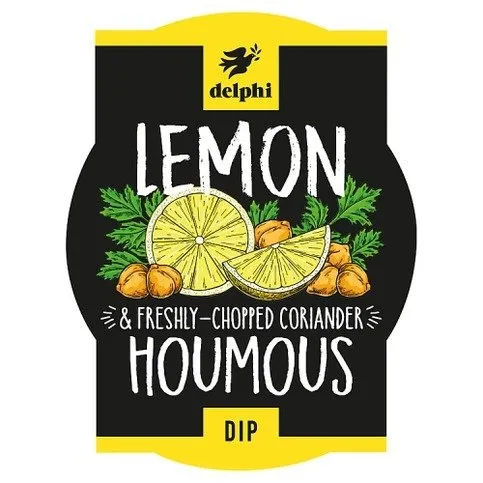 Delphi Lemon & Coriander Houmous Dip 170g