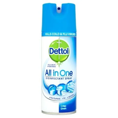 Dettol All-in-One Disinfectant Spray Crisp Linen 400ml