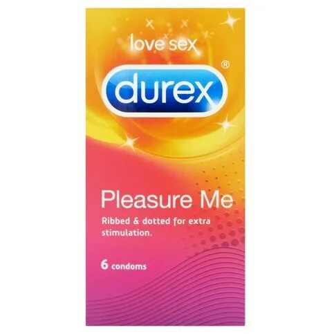 Durex Pleasure Me Condoms, Pack of 6