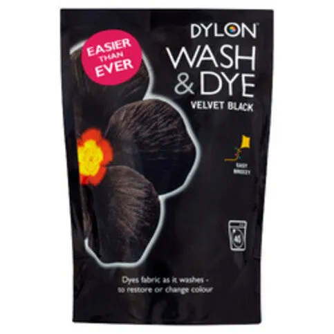 DYLON WASH&DYE VELVET BLACK 350G