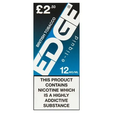 Edge British Tobacco E-Liquid 12mg/ml 10ml
