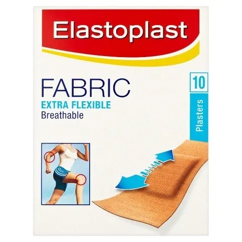 Elastoplast Fabric Extra Flexible Breathable 10 Plasters