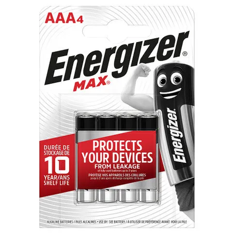 Energizer Max AAA 4 Pack