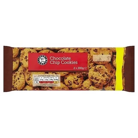 Euro Shopper Chocolate Chip Cookies 2 x 200g