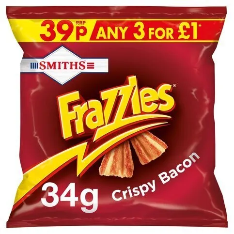 Frazzles Bacon Crisps 34g