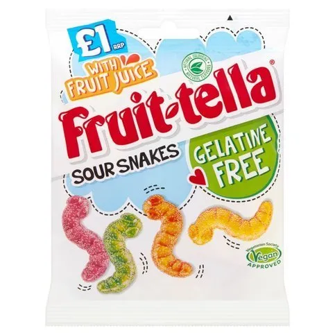 Fruittella Sour Snakes 100g