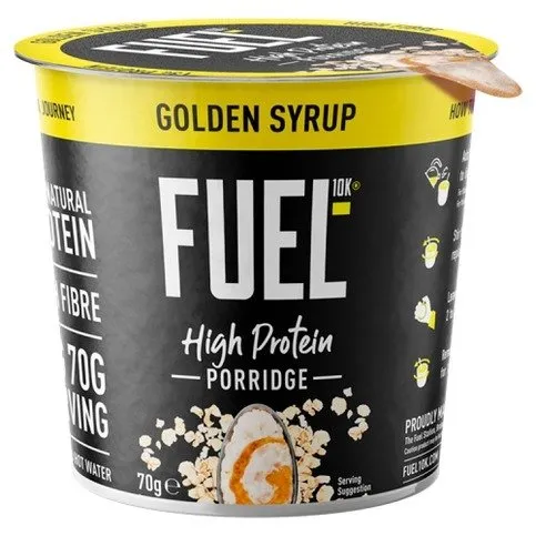FUEL10K Golden Syrup Flavour Porridge 70g