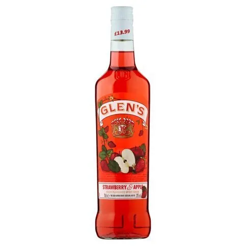 Glens Strawberry & Apple 70cl