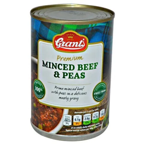 Grant's Mince Beef & Peas 392g