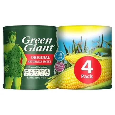 Greengnt Original Corn 4pk 4x198g