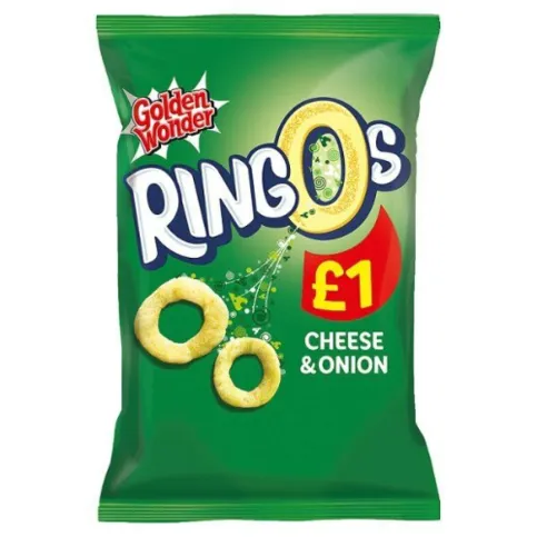 Golden Wonder Ringos Cheese & Onion 55g