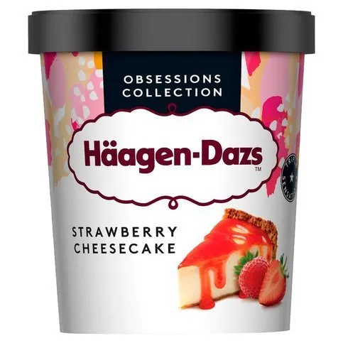 Haagen-Dazs Strawberry Cheesecake Ice Cream 460ml