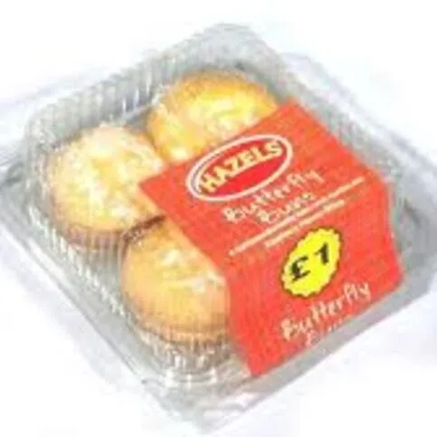 Hazels Butterfly Buns 4 Pack