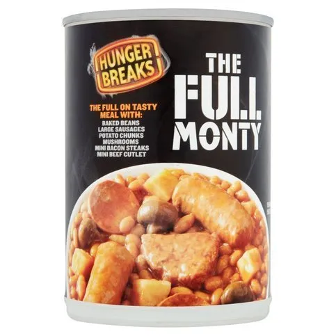 Hunger Breaks The Full Monty 395g